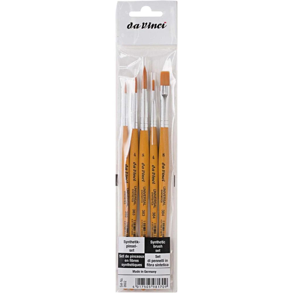Da Vinci Universal Brush Sets - Essential Art Supplies every artist needs in their studio