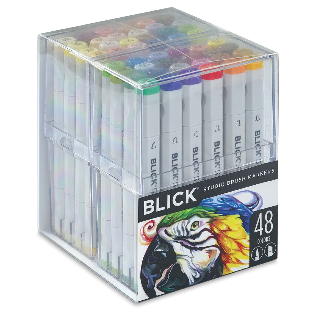 Blick Studio Brush Markers - Best Drawing Markers for Artist Professionals