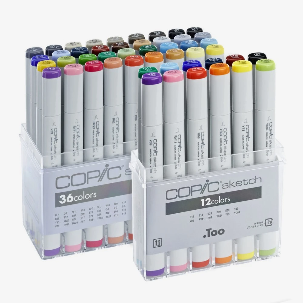 Copic Sketch Markers and Sets - Best Drawing Markers for Artist Professionals