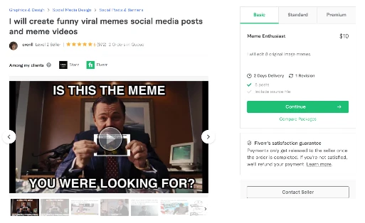 I will create funny viral memes social media posts and meme videos - Funniest gigs on Fiverr