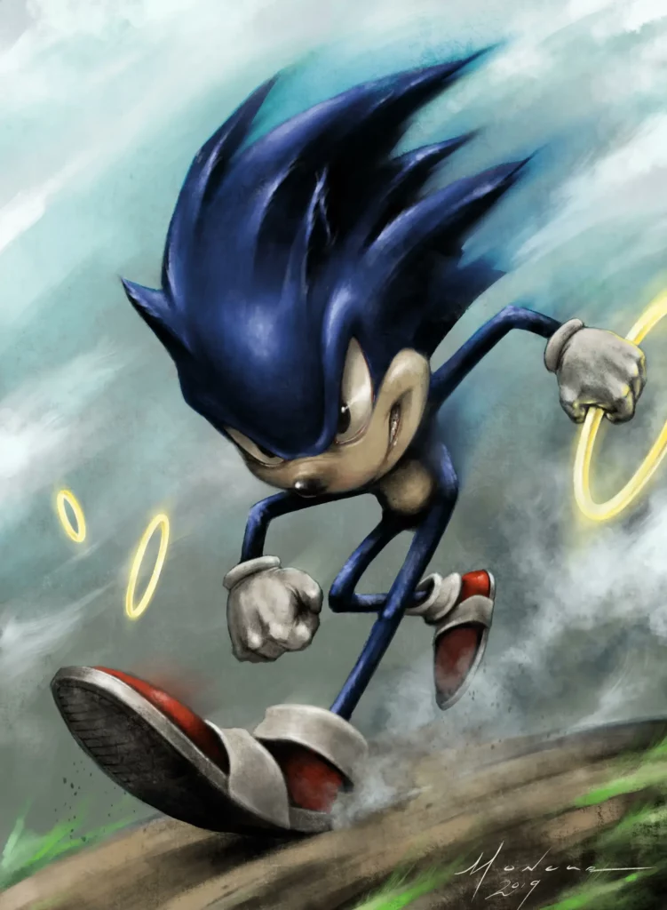 Sonic Fan Art by Brian Moncus