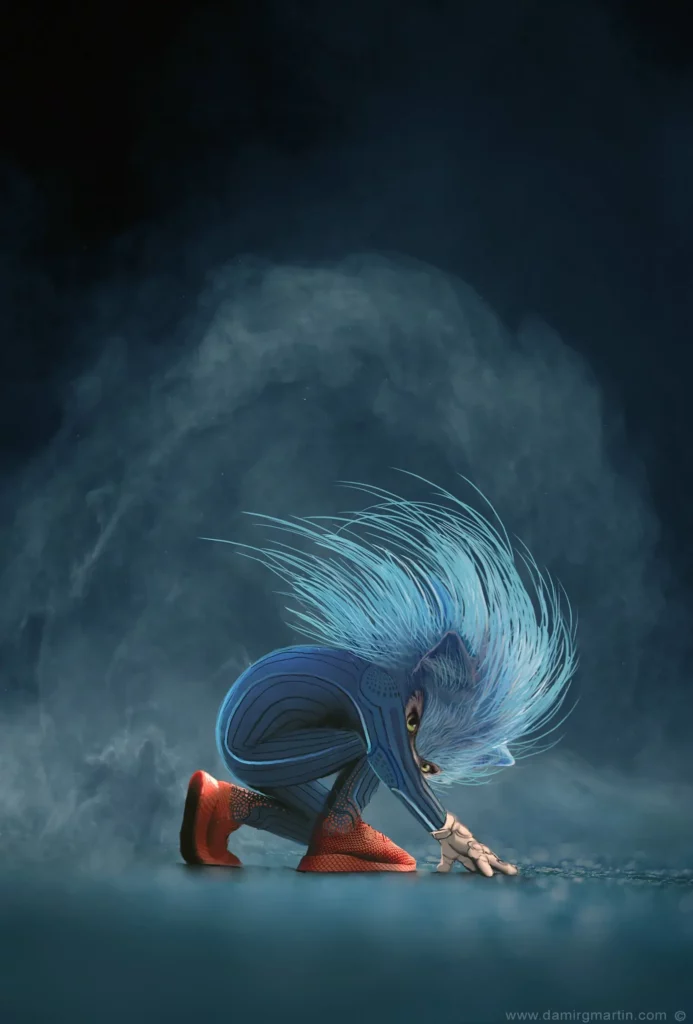 Sonic Fan Art by Damir G. Martin