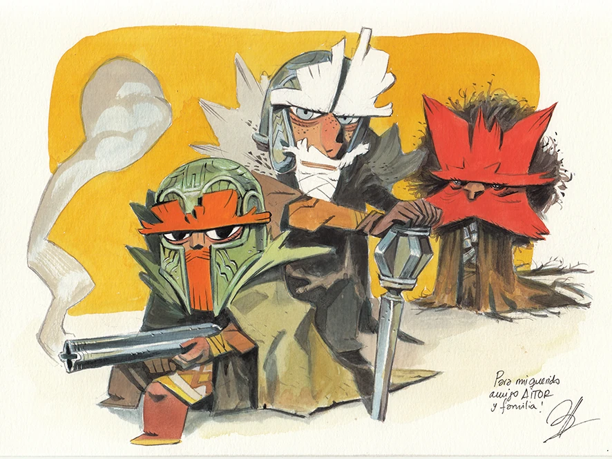 Commissions for the "Brigada" book by Enrique Fernandez | Best Comic Artists You Can Hire Today