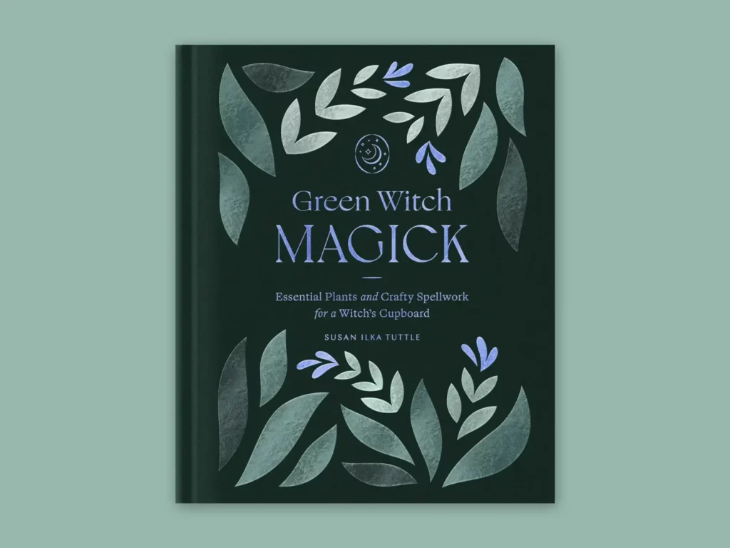 Green Witch Magick book cover designed by Leslie Olson | Best Freelance Book Cover Designers for Hire