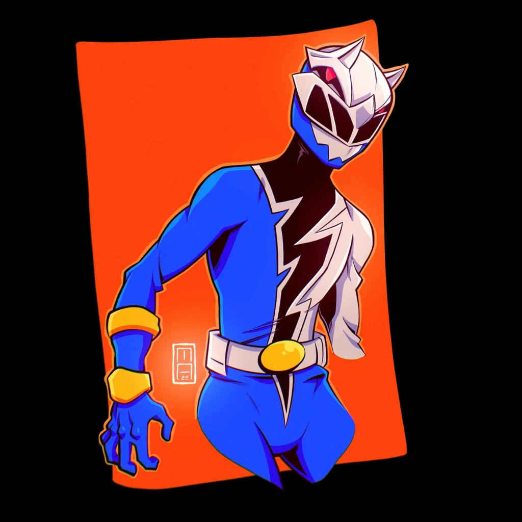 Blue Ranger by Mike Anderson | Best Comic Artists You Can Hire Today