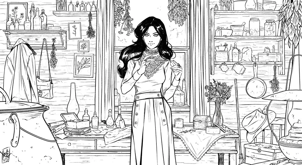 Wild West Witch Comic by Monika Laprus-Wierzejska | Best Comic Artists You Can Hire Today