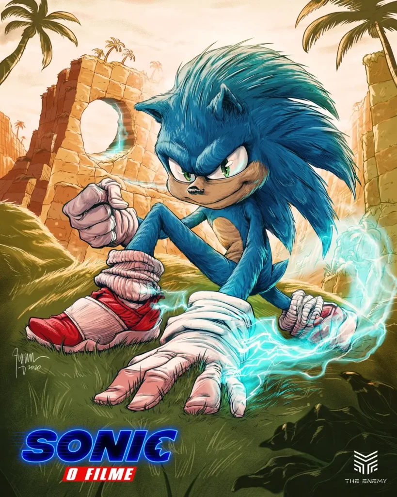 Sonic Fan Art by Ryan Smallman