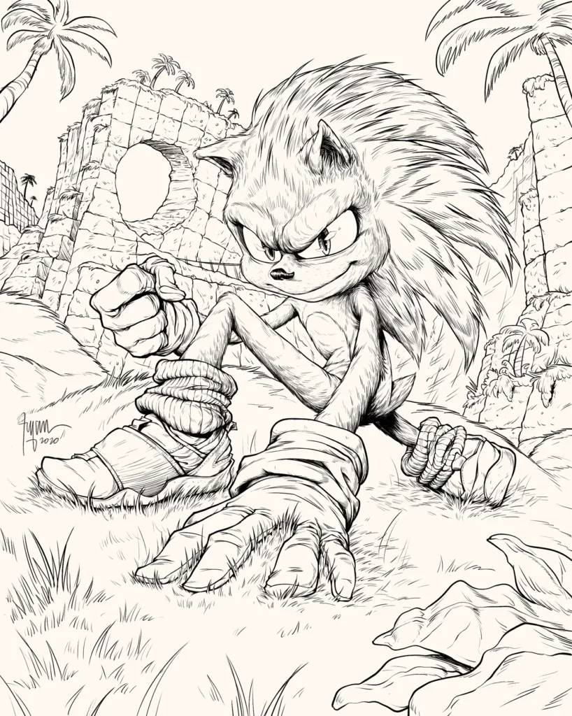 Sonic Fan Art by Ryan Smallman