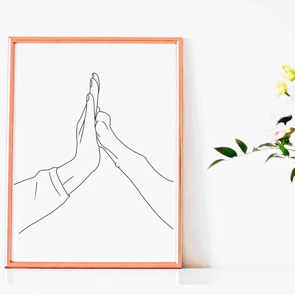 ABDportrait | Best Minimalist Line Artists from Around the World