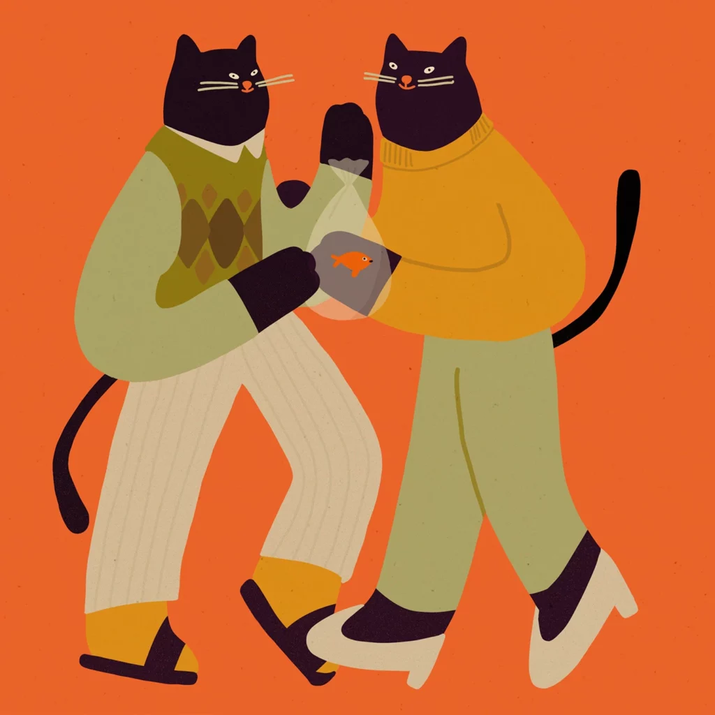 Cat Illustration by Anya Evdokimova | Catland
