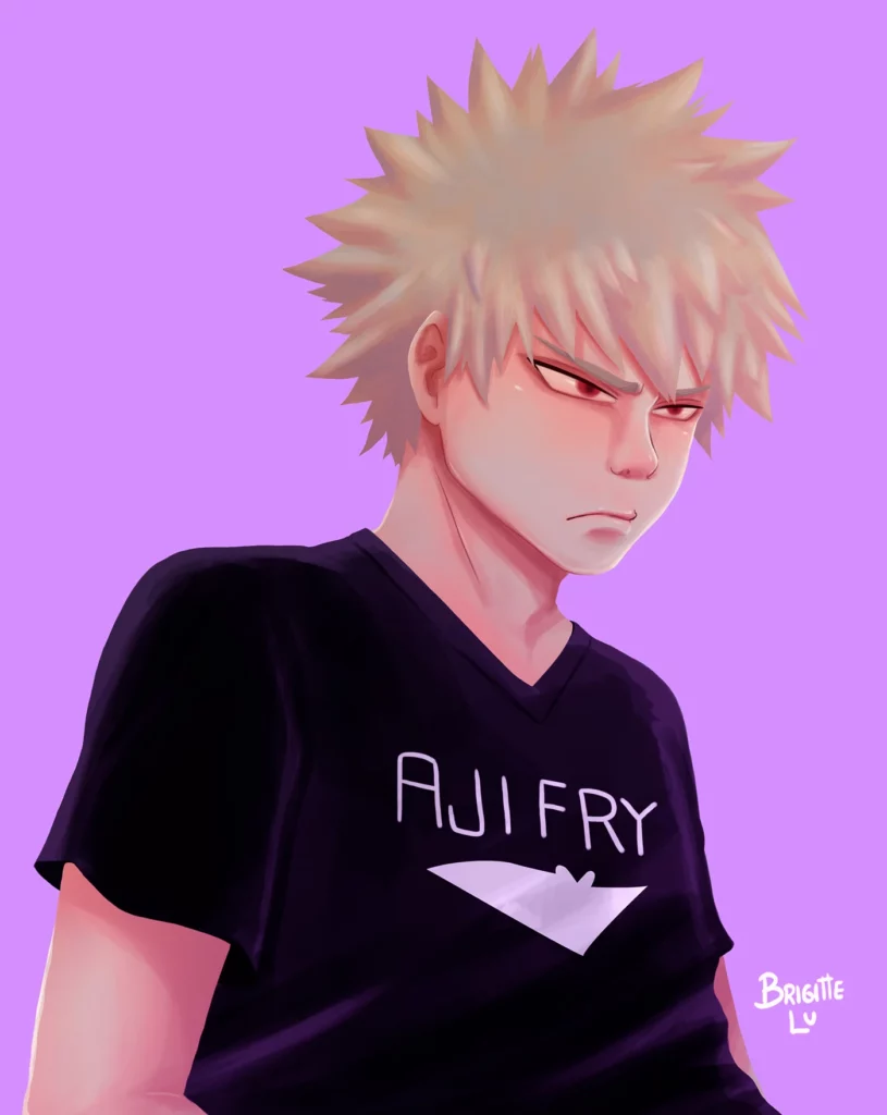 Katsuki Bakugou - My Hero Academia Fan Art by Brigitte Luque