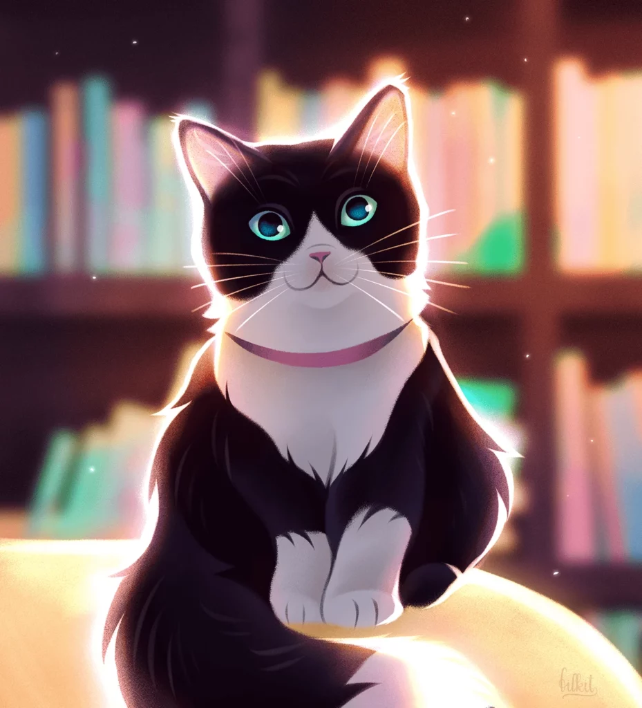 Cat Illustration by Ekaterina Fil