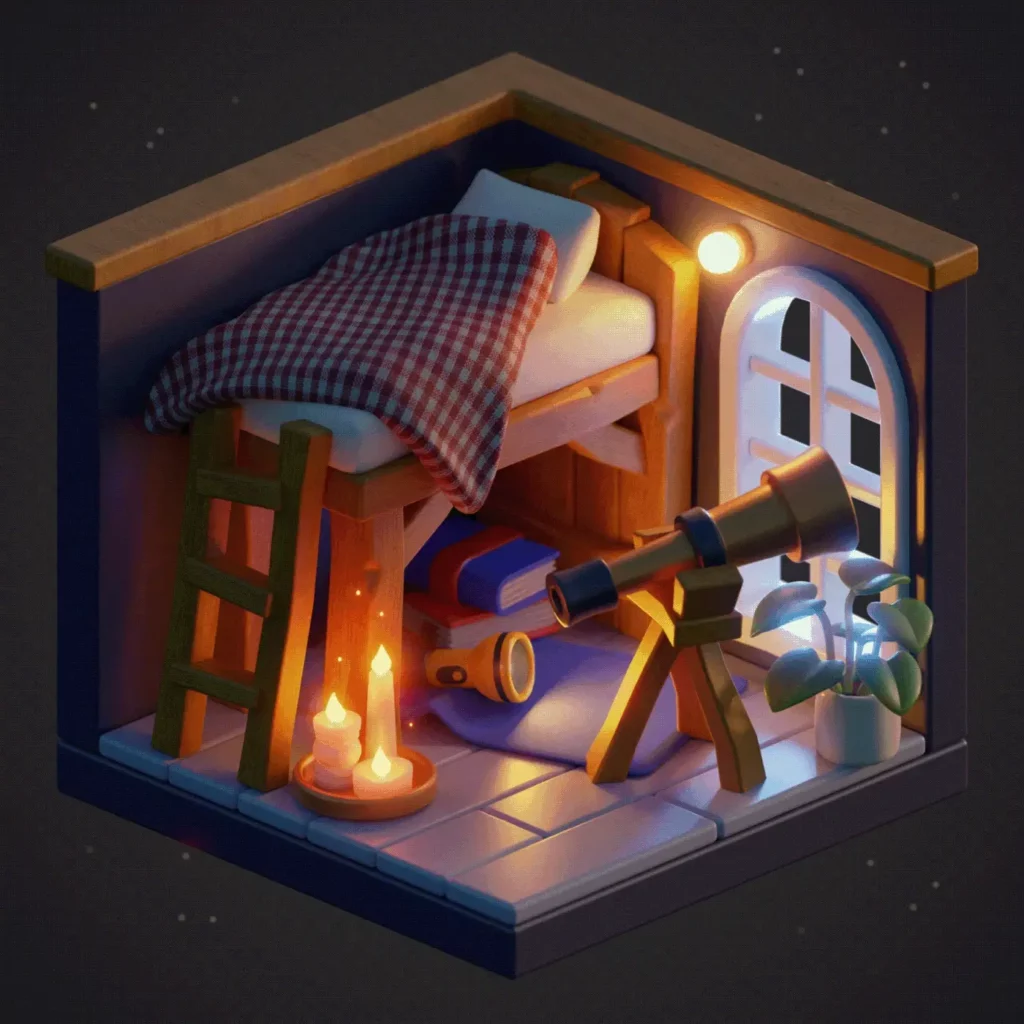 Isometric Rooms by Juliestrator | Best Isometric Artists Across the Globe