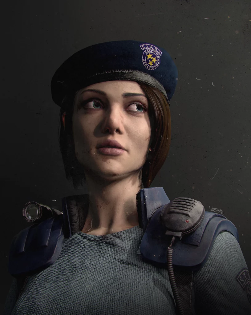 Jill Valentine by Leandro Sakami | Top Freelance 3D Artists for Hire