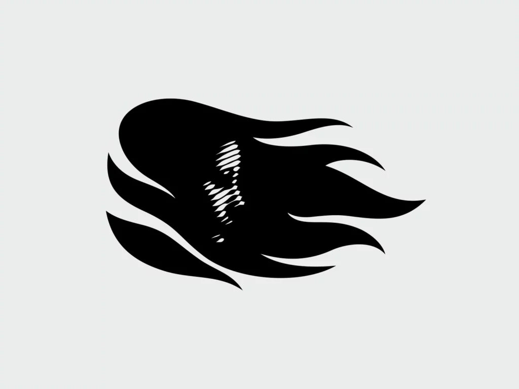 Woman negative space logo designed by MisterShot | Best Negative Space Logo Designers for Hire Today