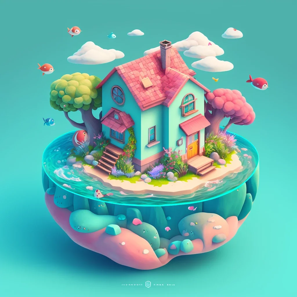 Cozy isometric dioramas by Ömerfaruk Gök | Best Isometric Artists Across the Globe