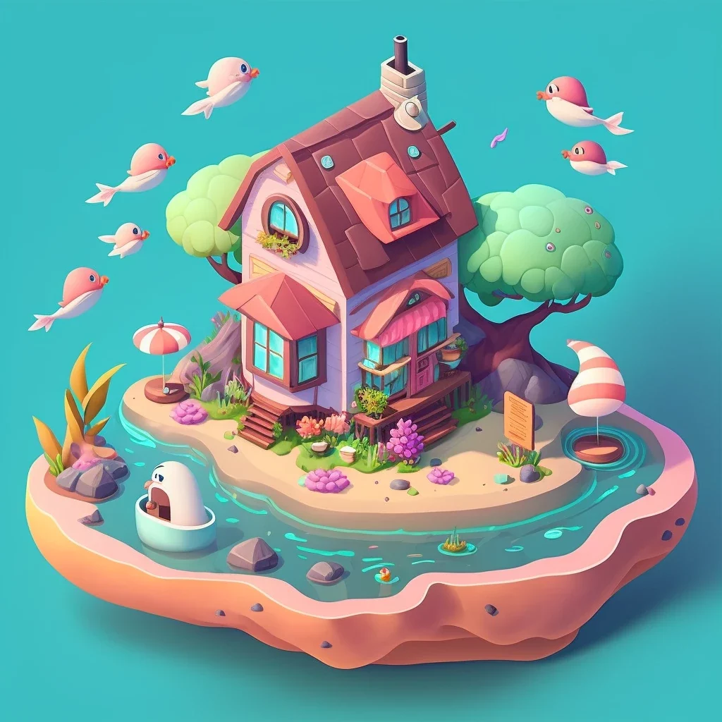 Cozy isometric dioramas by Ömerfaruk Gök | Best Isometric Artists Across the Globe