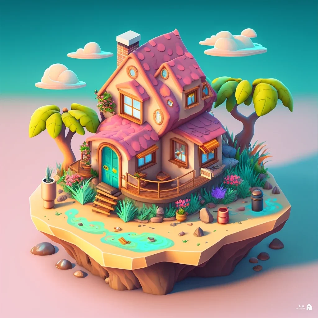 Cozy isometric dioramas by Ömerfaruk Gök | Best Isometric Artists Across the Globe