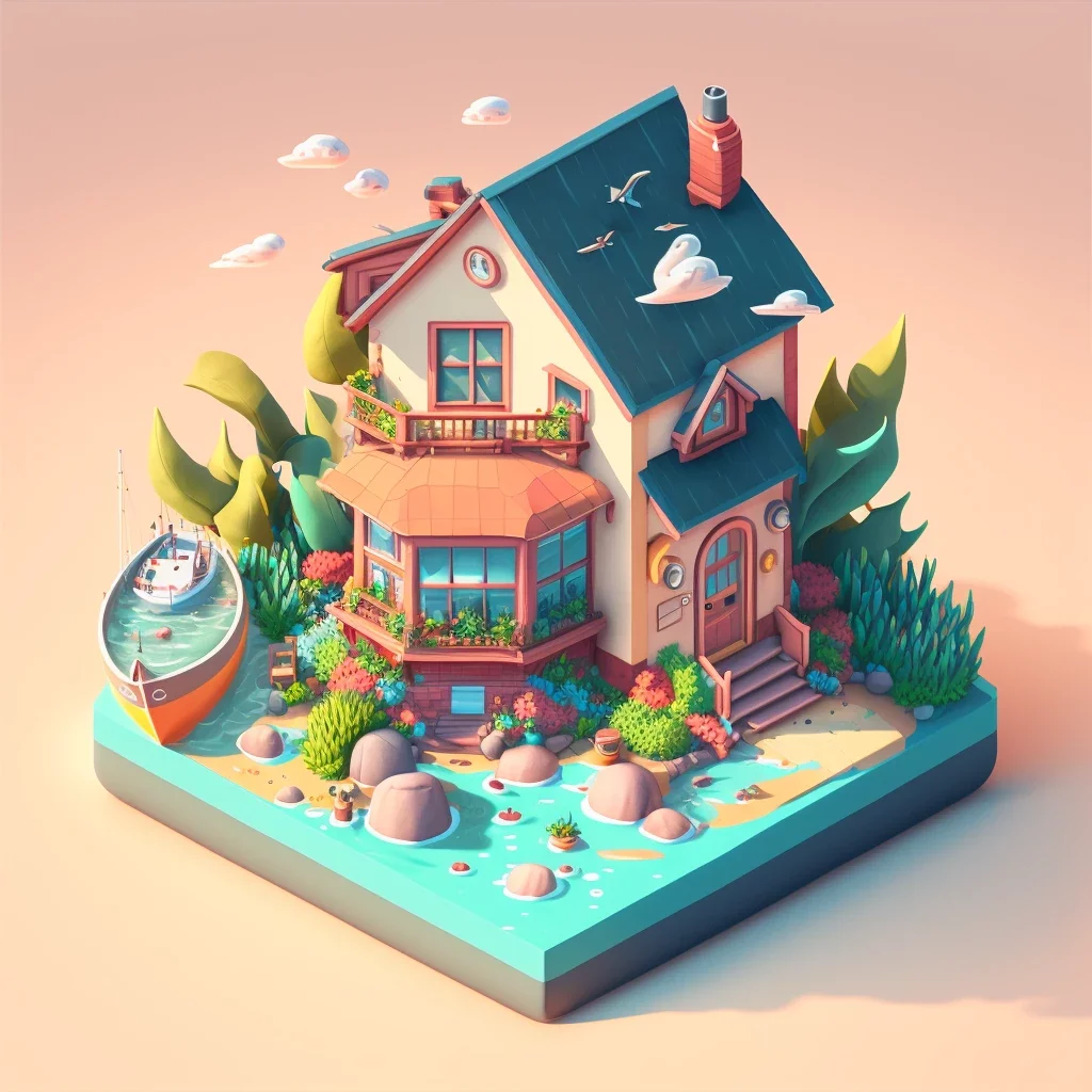 Cozy isometric dioramas by Ömerfaruk Gök | Best Isometric Artists Across the Globe