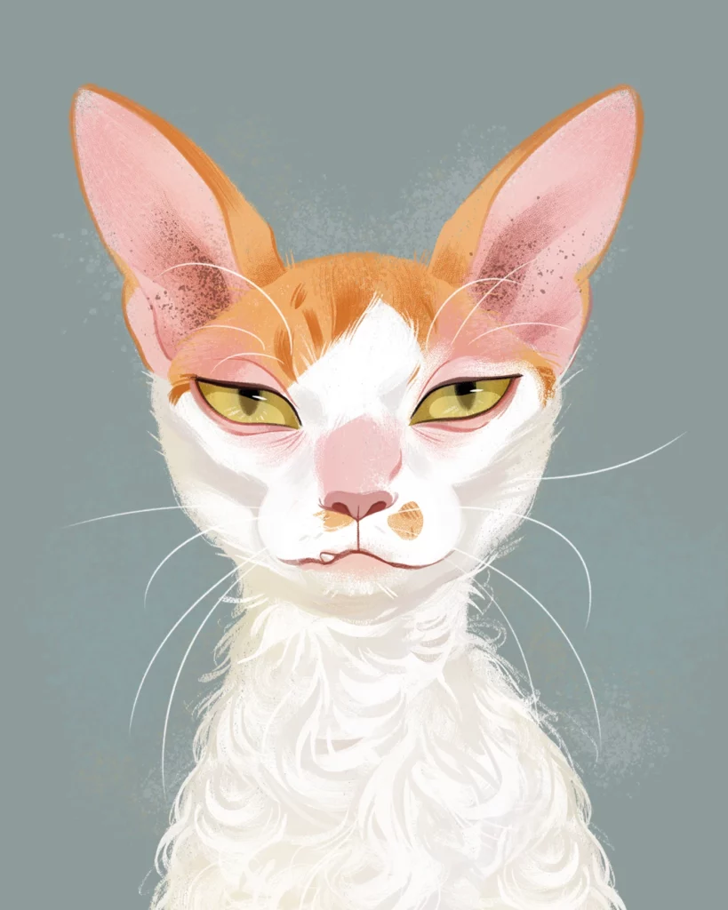 Cat Illustration by Rachel Foo