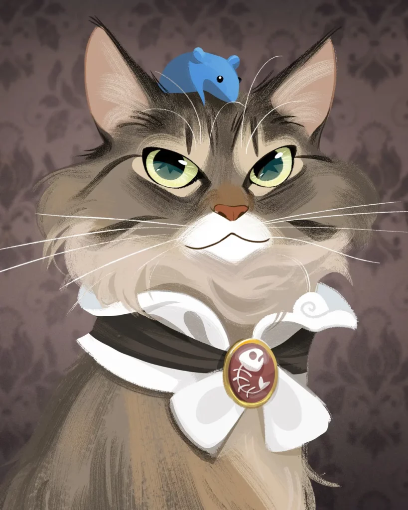 Cat Illustration by Rachel Foo