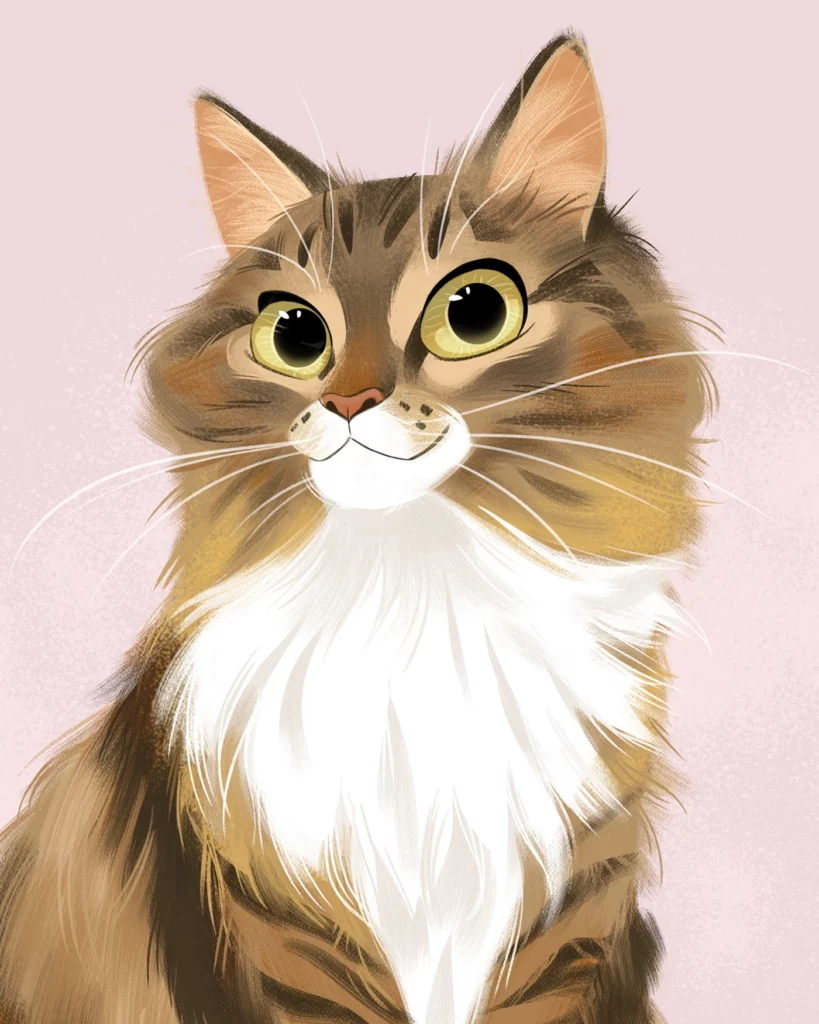 Cat Illustration by Rachel Foo