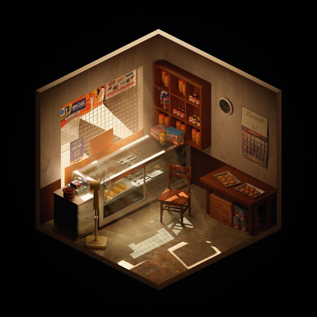 Isometric Rooms by Rell 3D | Best Isometric Artists Across the Globe