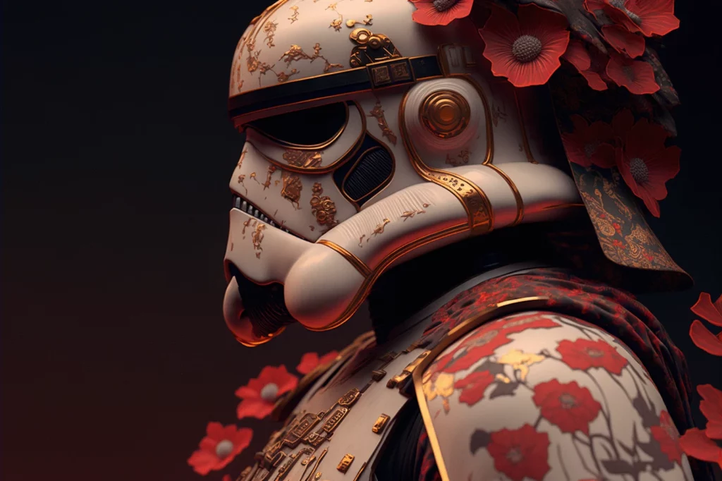 Samurai Star Wars by Roka visuals | Top Freelance 3D Artists for Hire