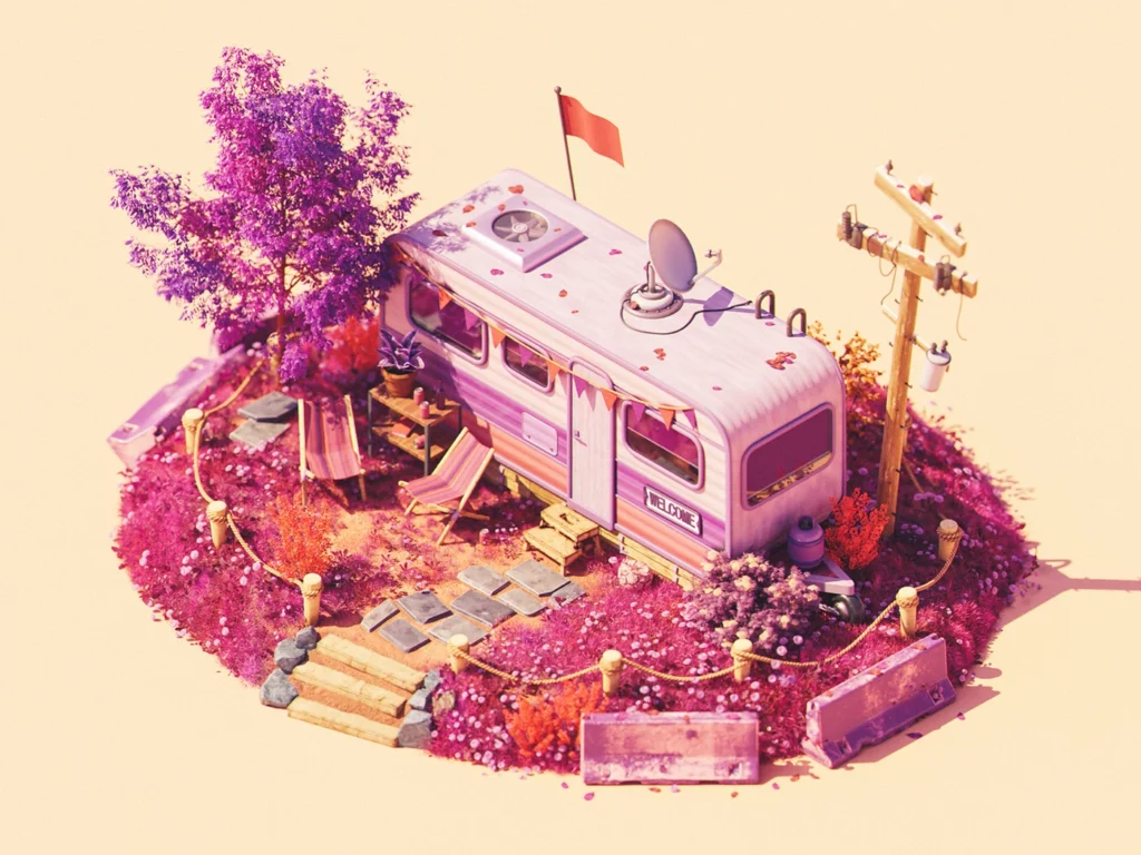 Personal Projects by Sariselka | Best Isometric Artists Across the Globe