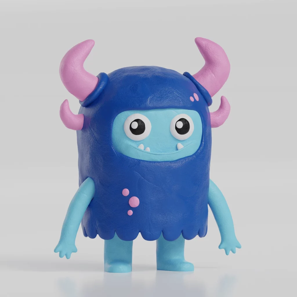 Clay Monsters - 3d Character Design by Violeta Hlyva | Top Freelance 3D Artists for Hire