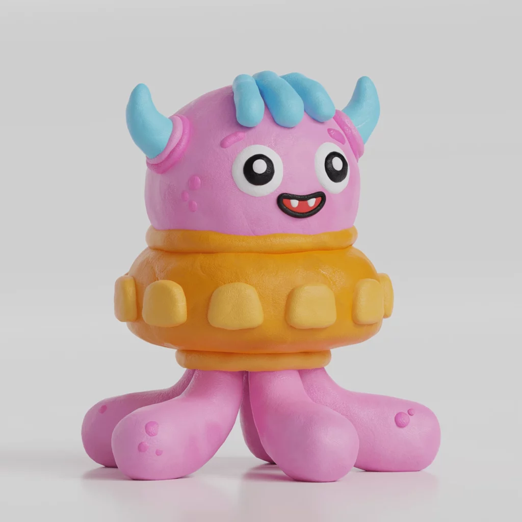 Clay Monsters - 3d Character Design by Violeta Hlyva | Top Freelance 3D Artists for Hire