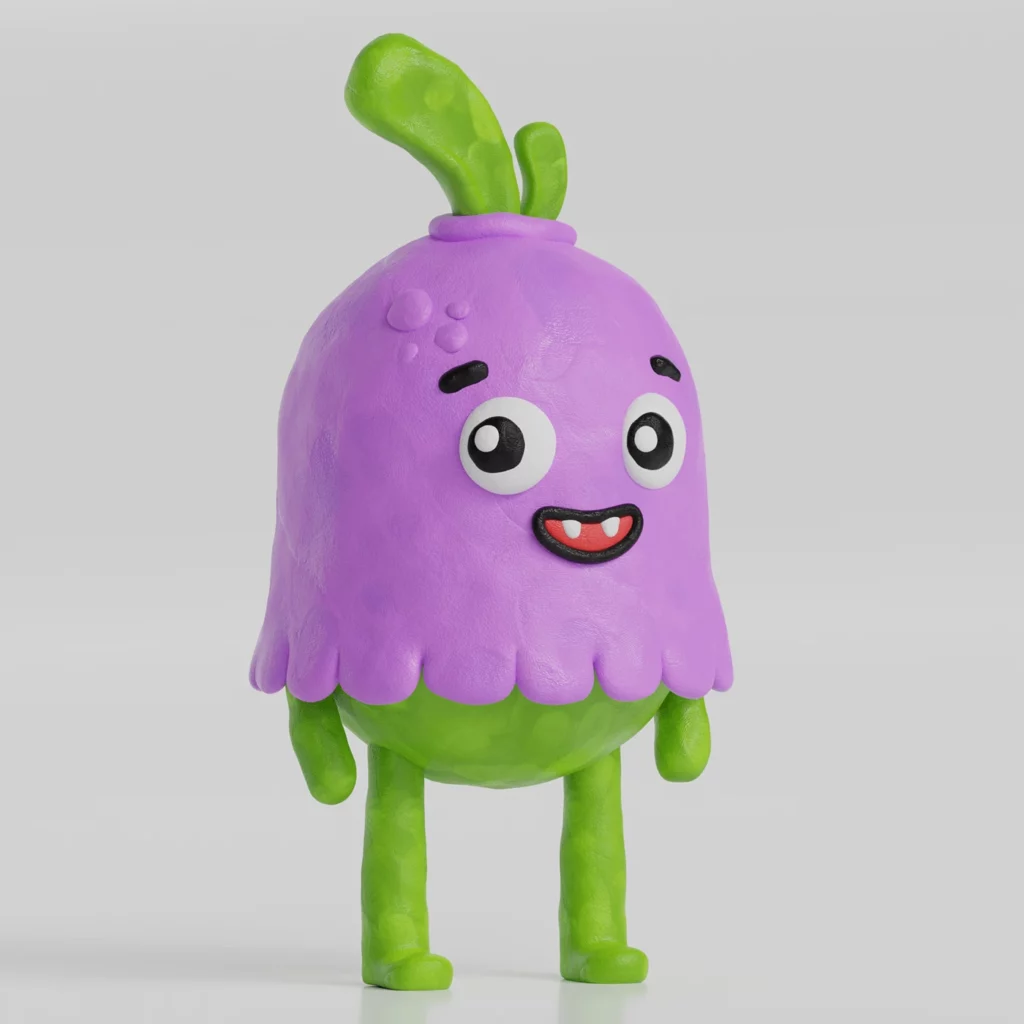 Clay Monsters - 3d Character Design by Violeta Hlyva | Top Freelance 3D Artists for Hire