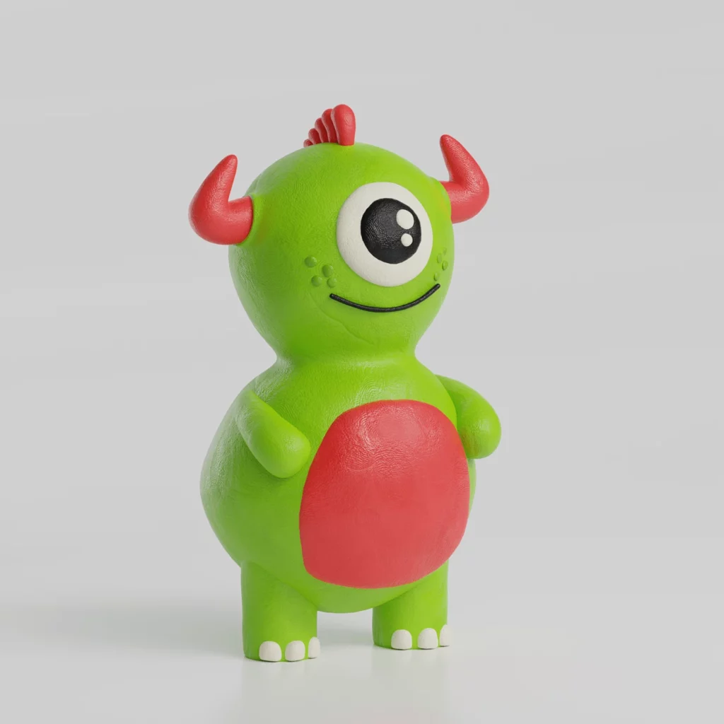 Clay Monsters - 3d Character Design by Violeta Hlyva | Top Freelance 3D Artists for Hire