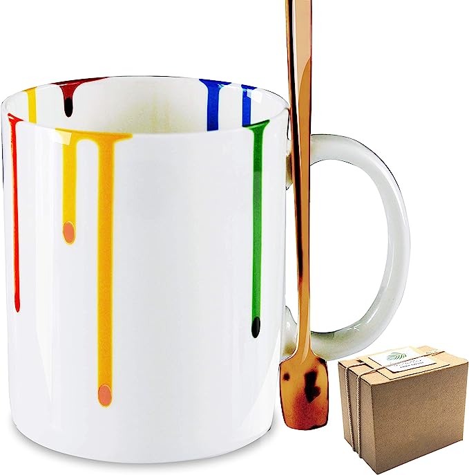 Colorful Artist Office Coffee Mug | Best Birthday Gifts for Artists and Creatives
