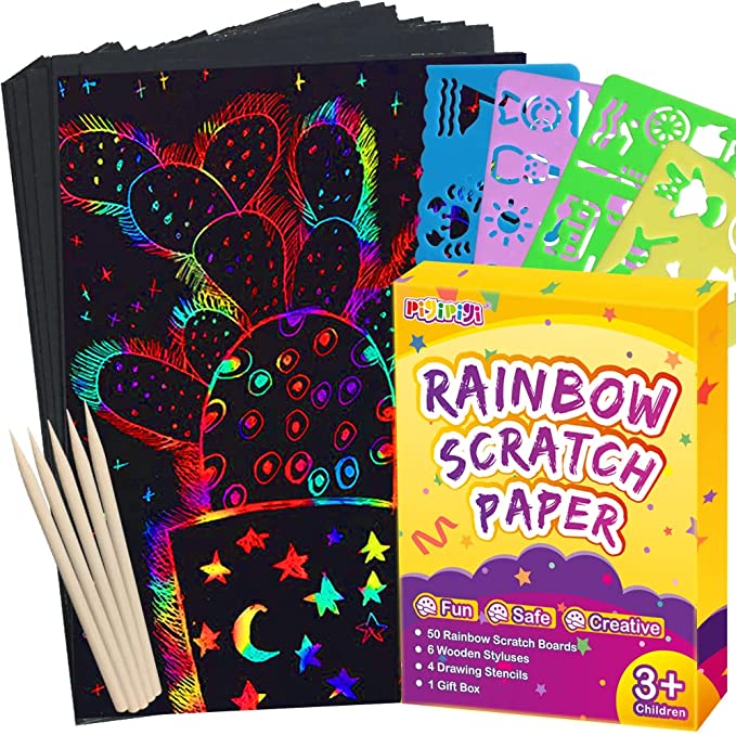 Scratch Paper Art for Kids | Best Birthday Gifts for Artists and Creatives