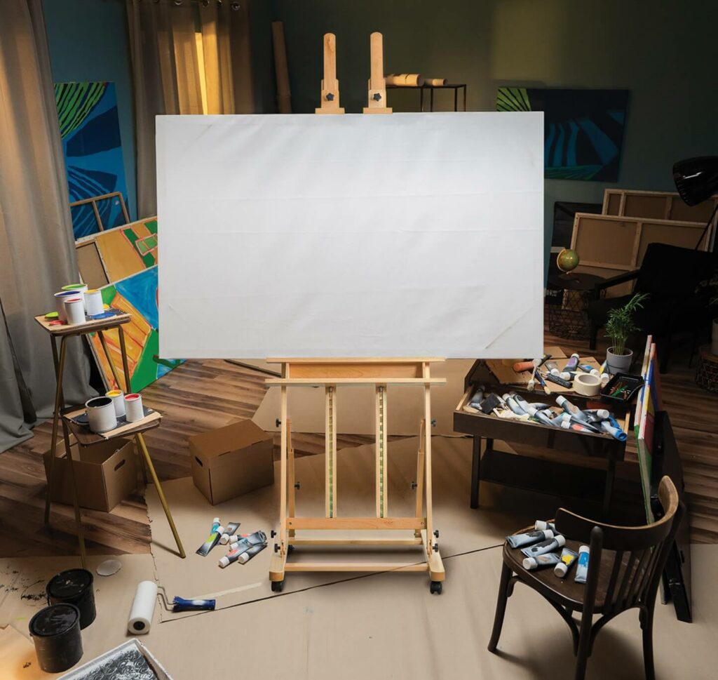 Blick Studio Heavy-Duty H-Frame Easel | Best easels for professional artists