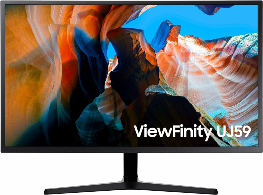 Best Monitors for Graphic Designers | SAMSUNG UJ59 Series 32-Inch Flat 4K UHD